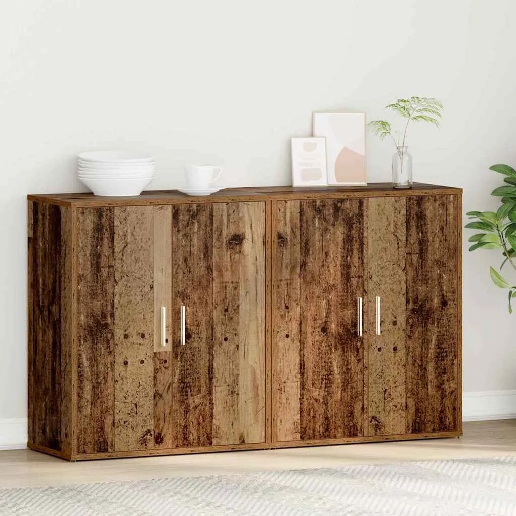 Magasfiú 2 pcs Régi fa 60 x 31 x 70 cm Faanyag