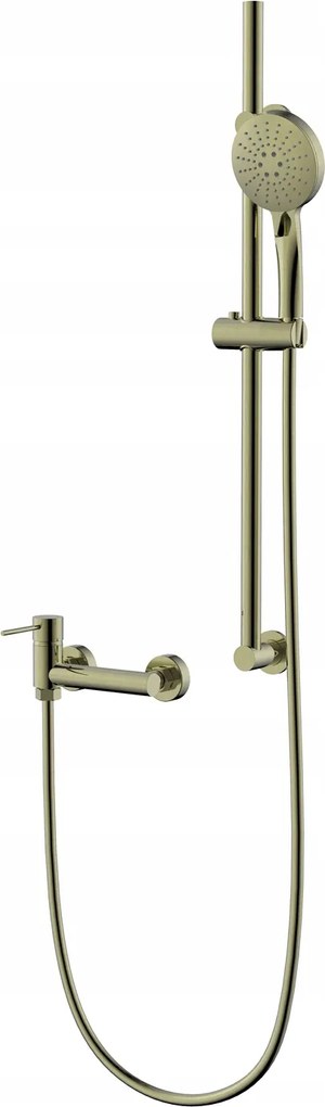 Zuhanyszett csapteleppel Lugo CMZ7551BGL szálcsiszolt arany