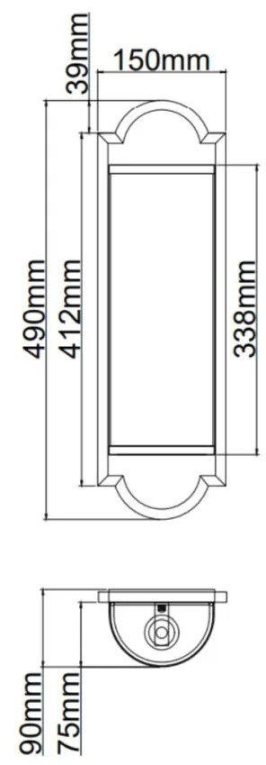 Orlicki Design LIBERO OR84542 Fali lámpa 2x12W/E14