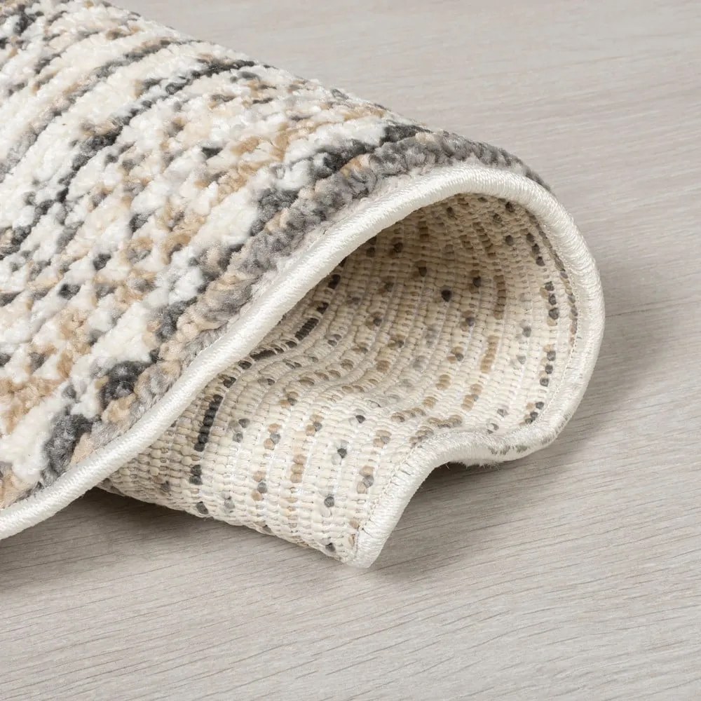 Bézs kerek szőnyeg 160x160 cm Camino – Flair Rugs