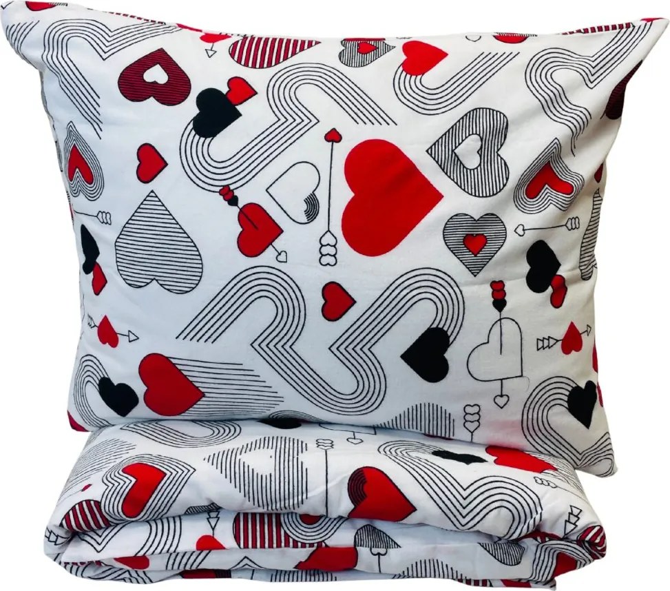 Love dream flanel ágyneműhuzat 200x140cm+90x70cm TiaHome