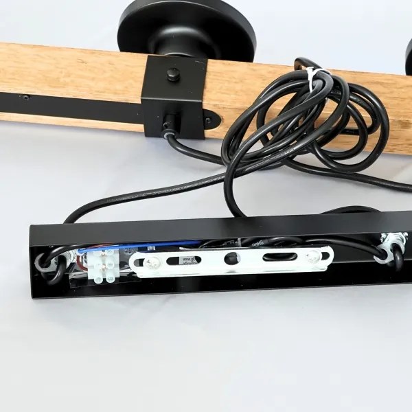 Brilagi - Kábeles függőlámpa VISTA 4xE27/60W/230V tölgy