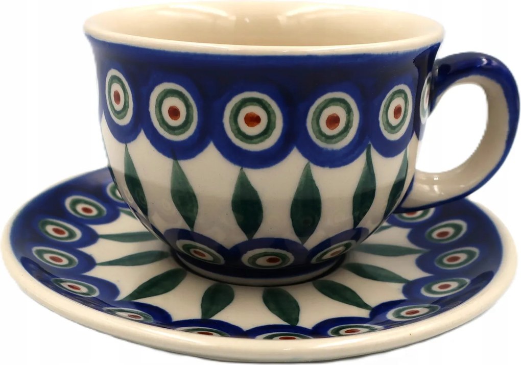 Csészealjjal 200 ml Kerámia Boleszláv ajándék