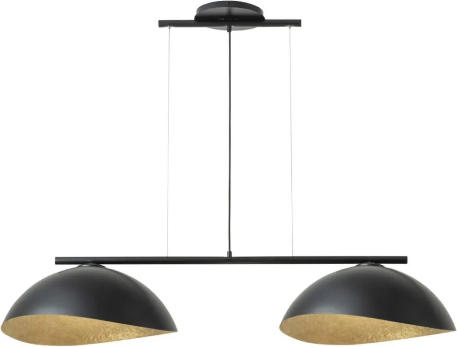 SIGMA LIGHTING 40577 SOLAR Többágú Függesztett Lámpa Fekete, Arany E27 IP20