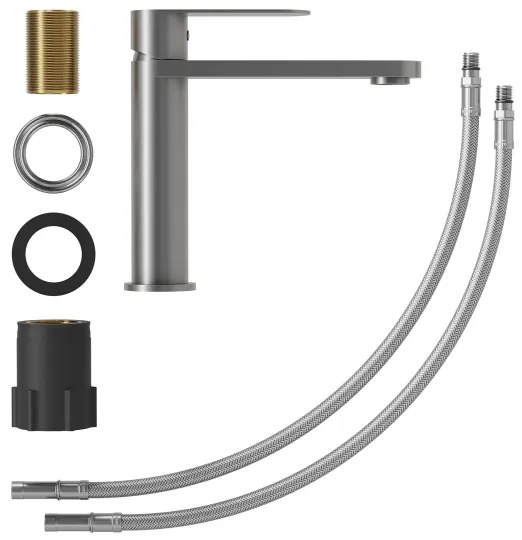 TARNBY mosdócsaptelep 17,3 cm porszórt szürke