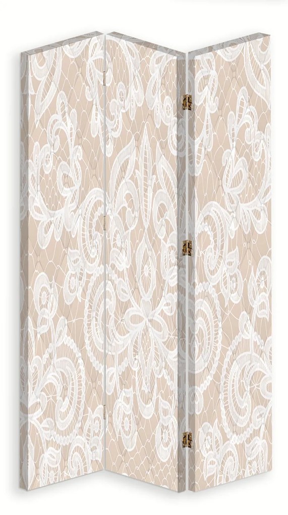 Gario Paraván Elegáns bézs színben Méret: 180 x 170 cm, Kivitelezés: Klasszikus paraván