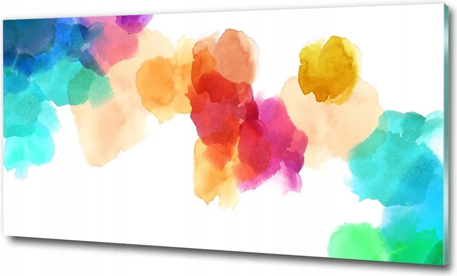 Fotó-kép edzett üveg Színes foltok 100x70