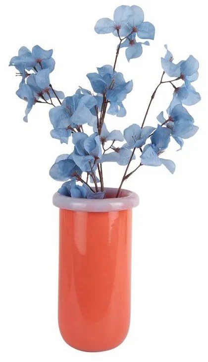 Narancssárga üveg váza (magasság 25 cm) Plegado – PT LIVING