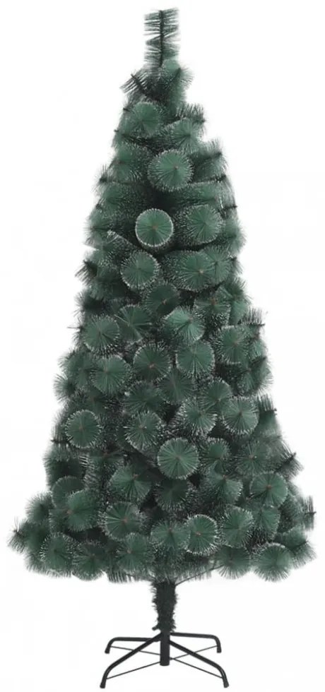 zöld PET műkarácsonyfa állvánnyal 120 cm