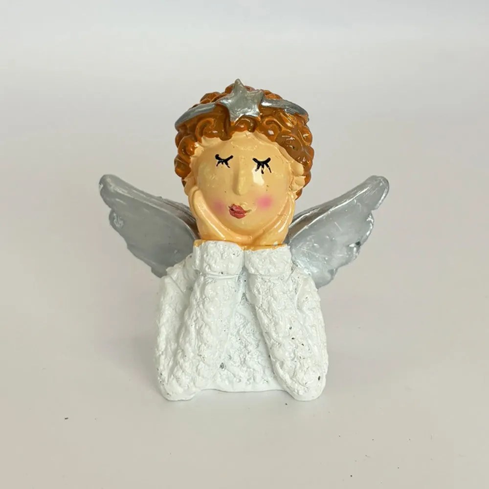 Könyöklő angyal 8 cm