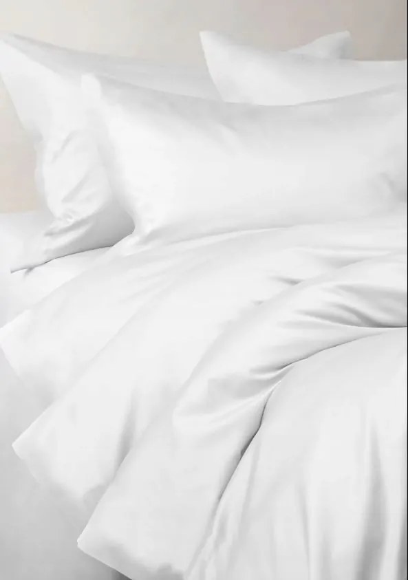 Ágyneműhuzat Maro Home szatén Valencia fehér 200x200 elegáns ágyneműhuzat