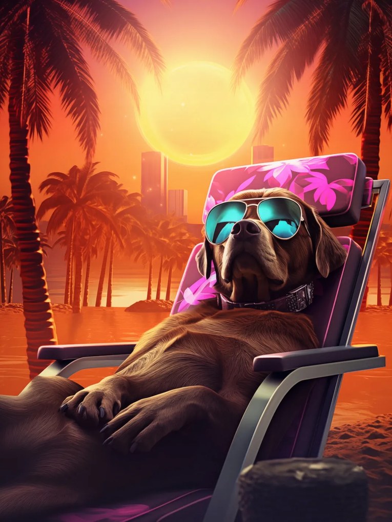 Poszter 75x100cm Nyár stílus