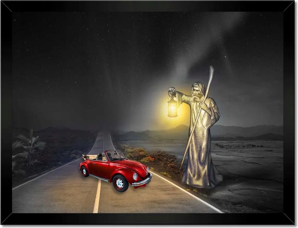 Poszterek keretben 40x30 Vw sofőrök védőszentje