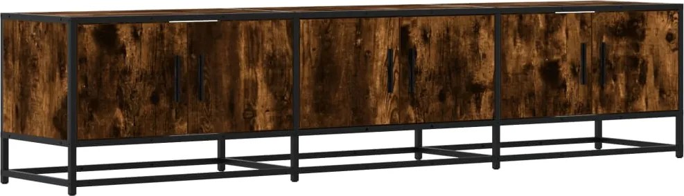 vidaXL füstös tölgy színű szerelt fa TV-szekrény 180 x 35 x 41 cm