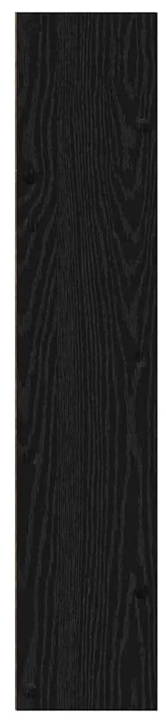 Cipőszekrény polcokkal Fekete tölgy 60 x 18 x 90 cm Faanyag