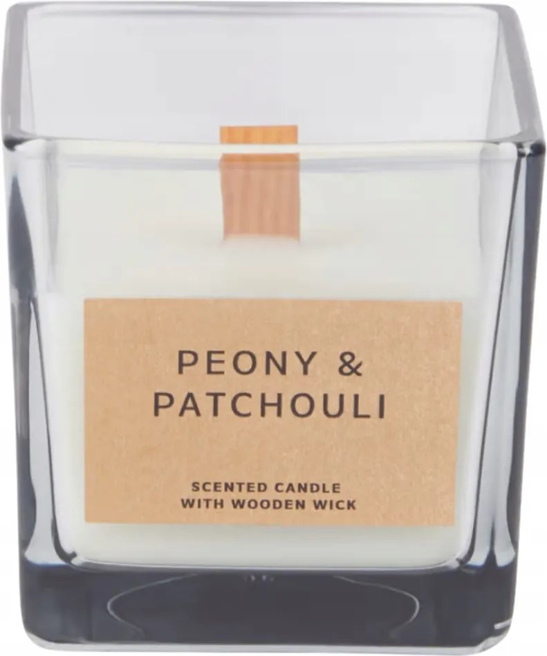 Illatgyertya Fa Kanóc 8cm Peony &amp; Patchouli Vagy Vanilla &amp; Musk