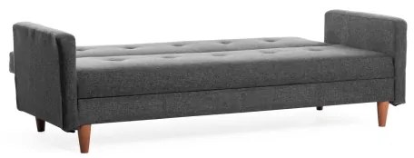 NARA kétszemélyes kanapé, sötétszürke