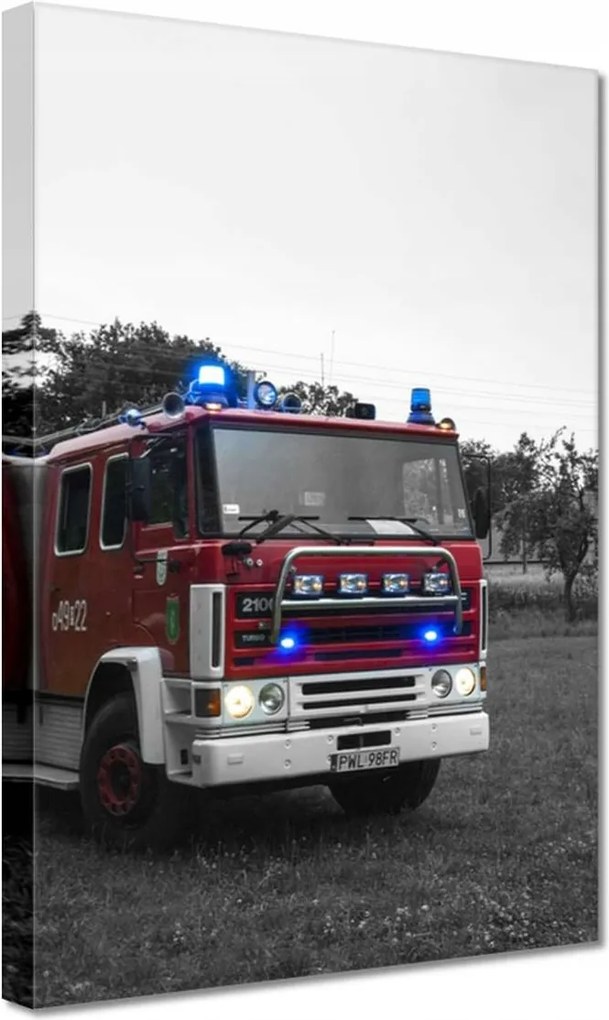 Vászonkép 20x30 Tűzoltóautó