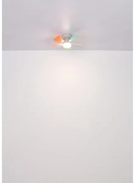 Globo 03609B - LED dimmelhető mennyezeti ventilátor HINES 10W/230V 3000-6500K + távirányító