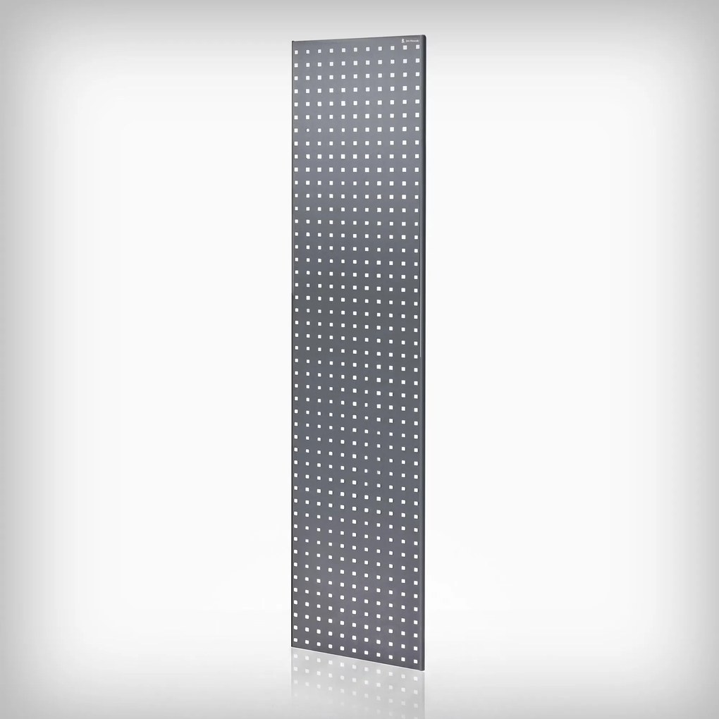 Perforált tábla polchoz antracit: JOHNNY, 2 darab, 1800 x 20 x 420 mm