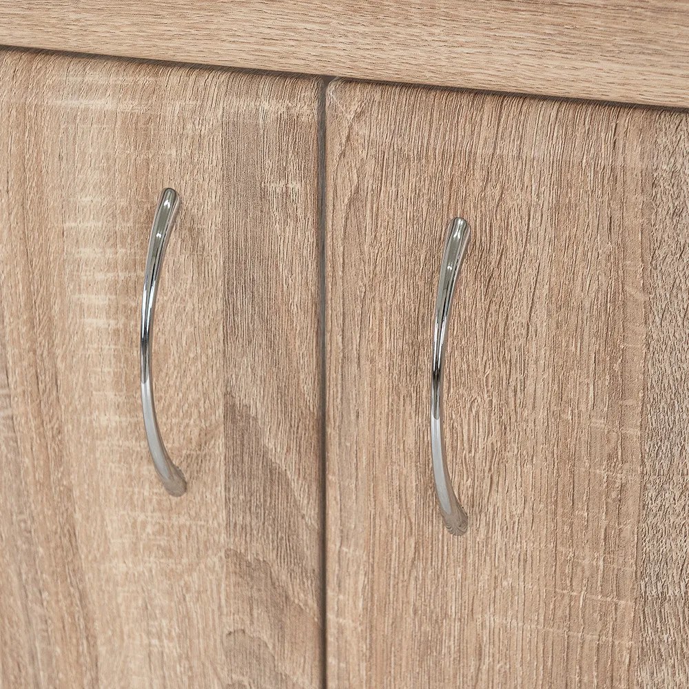 Bianco 130 alsó szekrény mosdó nélkül sonoma tölgy beton munkalappal