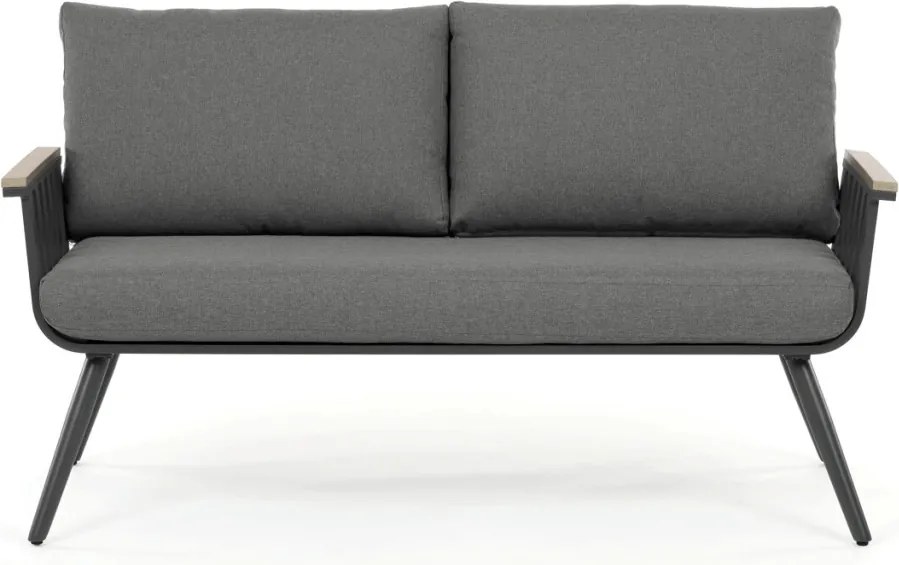 Kerti bútor garnitúra, alumínium, szürke, AZS-S1921 GREY
