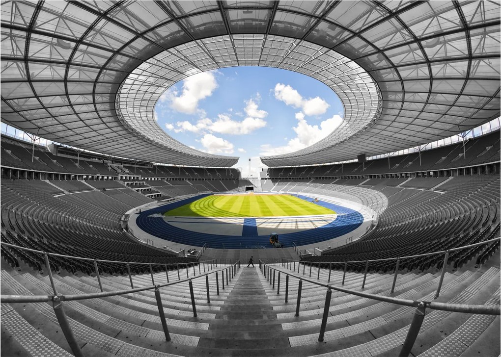Kép - futballstadion (üvegen) (70x50 cm)