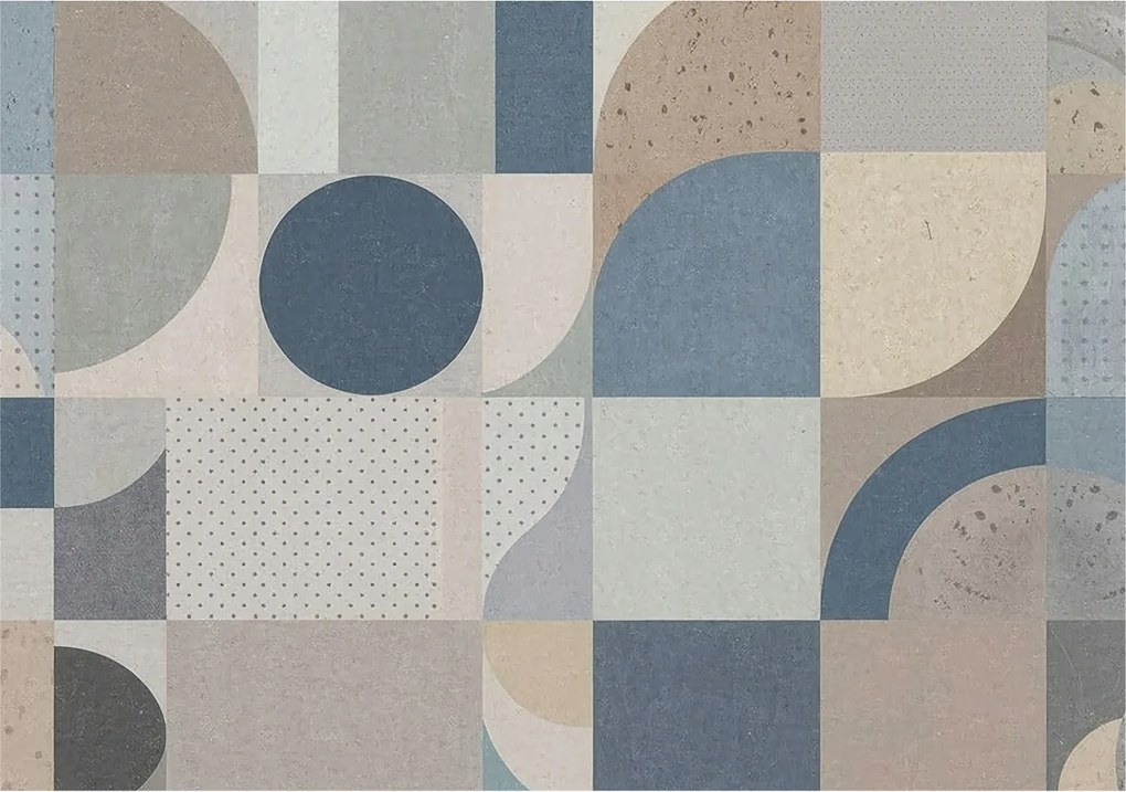 Falfestmény Tapéta Prémium Geometrikus mozaik 208x146