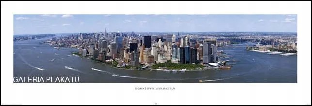 New York Manhattan madártávlatból poszter