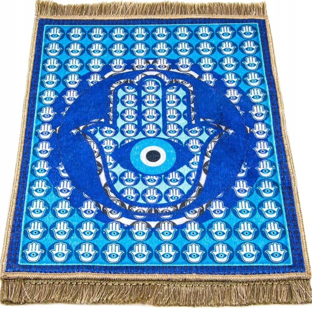 Alátét Szőnyeg Matrac Futópad Mini Szövet Bambusz Keleti Próféta Szem