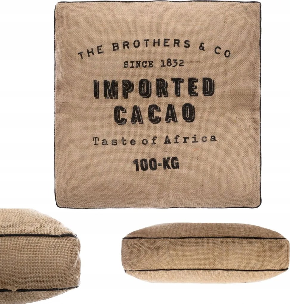 Juta díszpárna szék üléshez