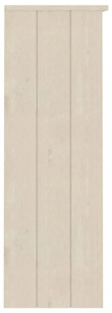 HAMAR mézbarna tömör fenyőfa felső szekrény 85 x 35 x 100 cm