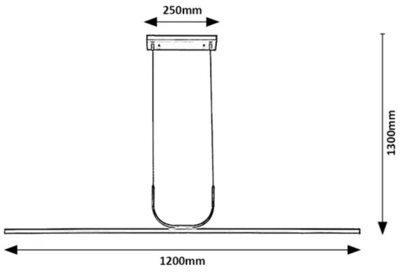 Rabalux 72127 - LED Csillár zsinóron ELIA LED/25W/230V 3000K fekete