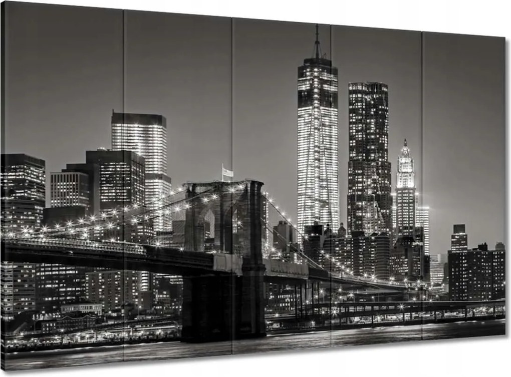 Vászonkép 100x70 New York Manhattan híd
