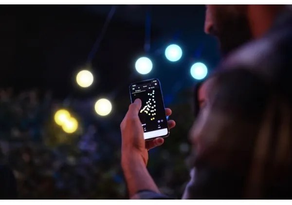 Twinkly TWF020GOP-BEU - LED Kültéri dekoratív lánc 20xLED 14m IP44 Wi-Fi