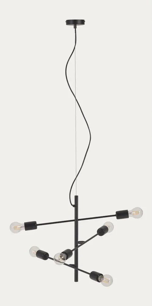 Fekete függőlámpa ø 55 cm Spica – Kave Home