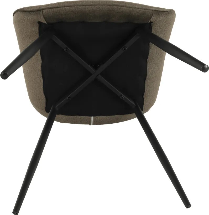 Szék, szürkésbarna taupe/fekete, SARIN