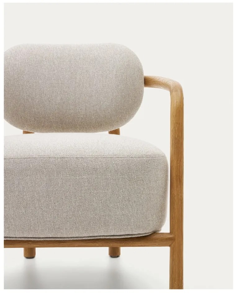 Bézs fotel Melqui – Kave Home