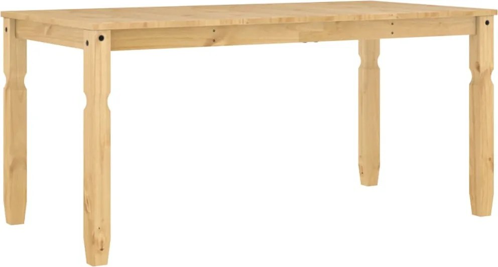 vidaXL Corona tömör fenyőfa ebédlőasztal 160 x 80 x 75 cm