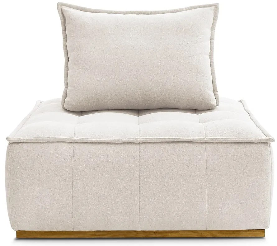 Fehér zsenília fotel Elisa – Bobochic Paris