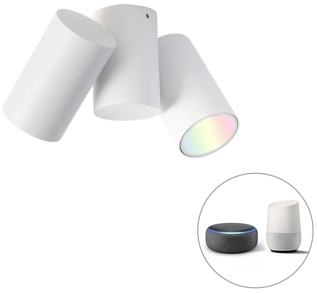 Okos spotlámpa fehér állítható 2 darab Wifi GU10 - Michael