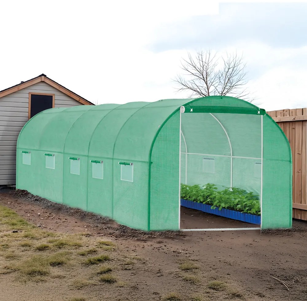 Fóliasátor 200x300x600 cm erősített vázzal+fólia