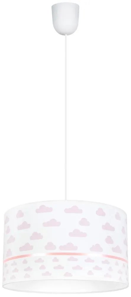 Gyerek csillár PIKKI 1xE27/60W/230V rózsaszín