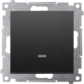 Lépcsőkapcsoló háttérvilágítással, piktogram nélkül Simon 54 DW6L.01/X/49