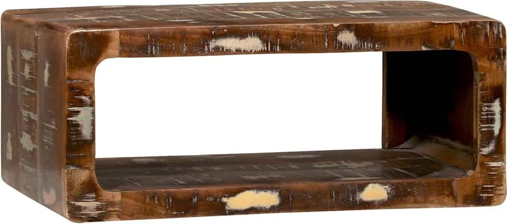 vidaXL TV szekrény Sokszínű 60 x 30 x 25 cm Tömör újrahasznosított fa