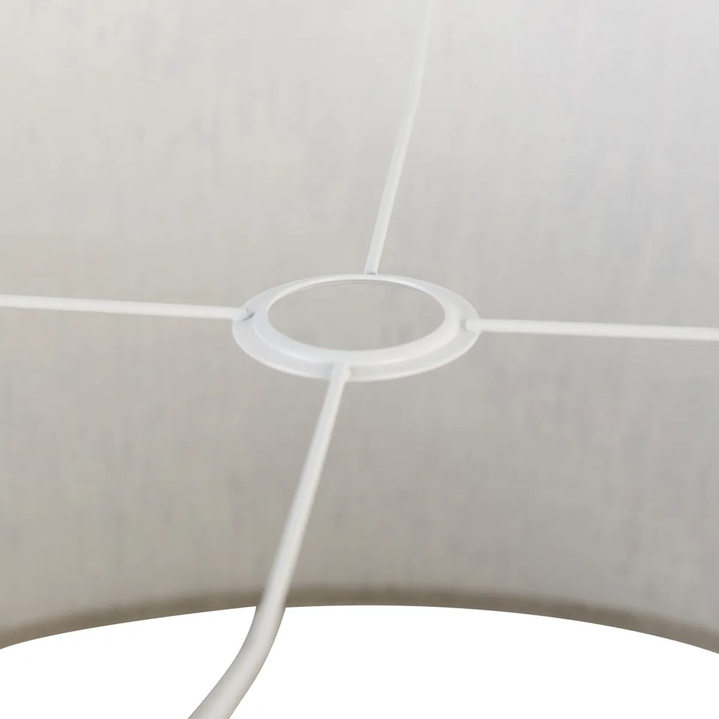 Szövet lámpabúra világos szürke 50/50/25