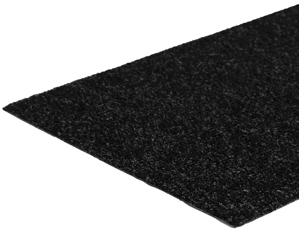 30 db fekete lépcsőszőnyeg öntapadós téglalap alakú 60x25 cm