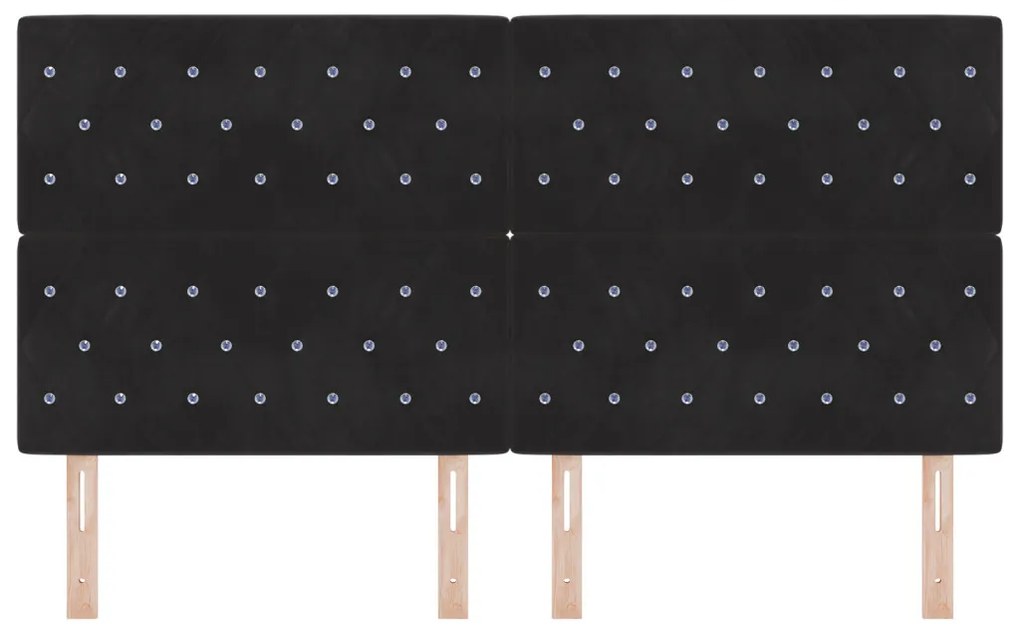 LED Fejvég Fekete 90 cm Bársony
