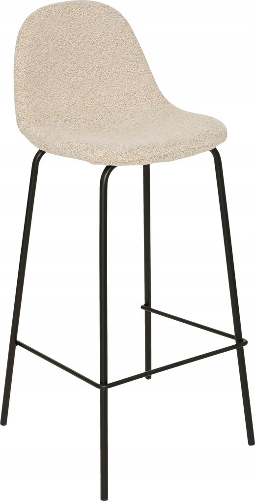 Vladi bárszék lábtartóval bézs kárpitozott konyhasziget