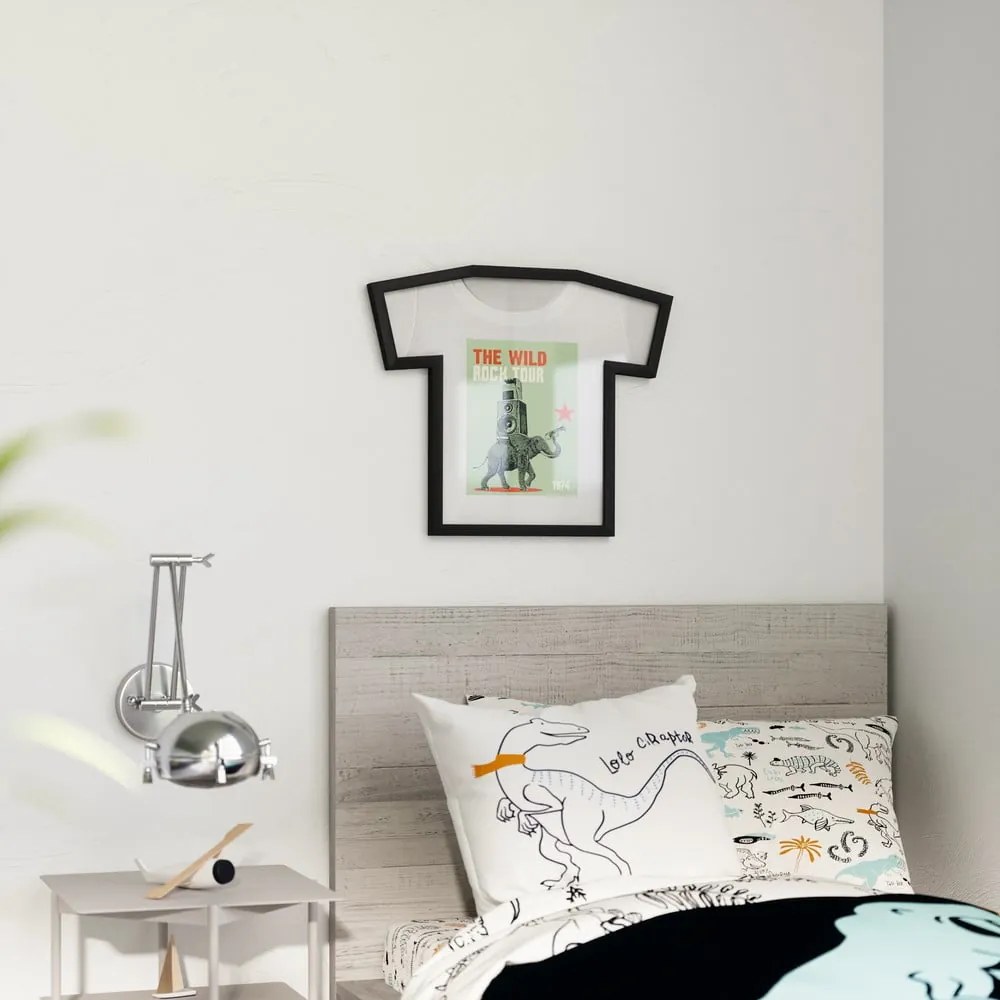 Fekete műanyag fali képkeret 50x54,5 cm T-Frame – Umbra